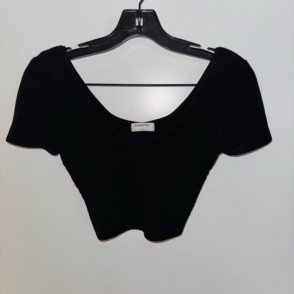 Aritzia babaton crop top S